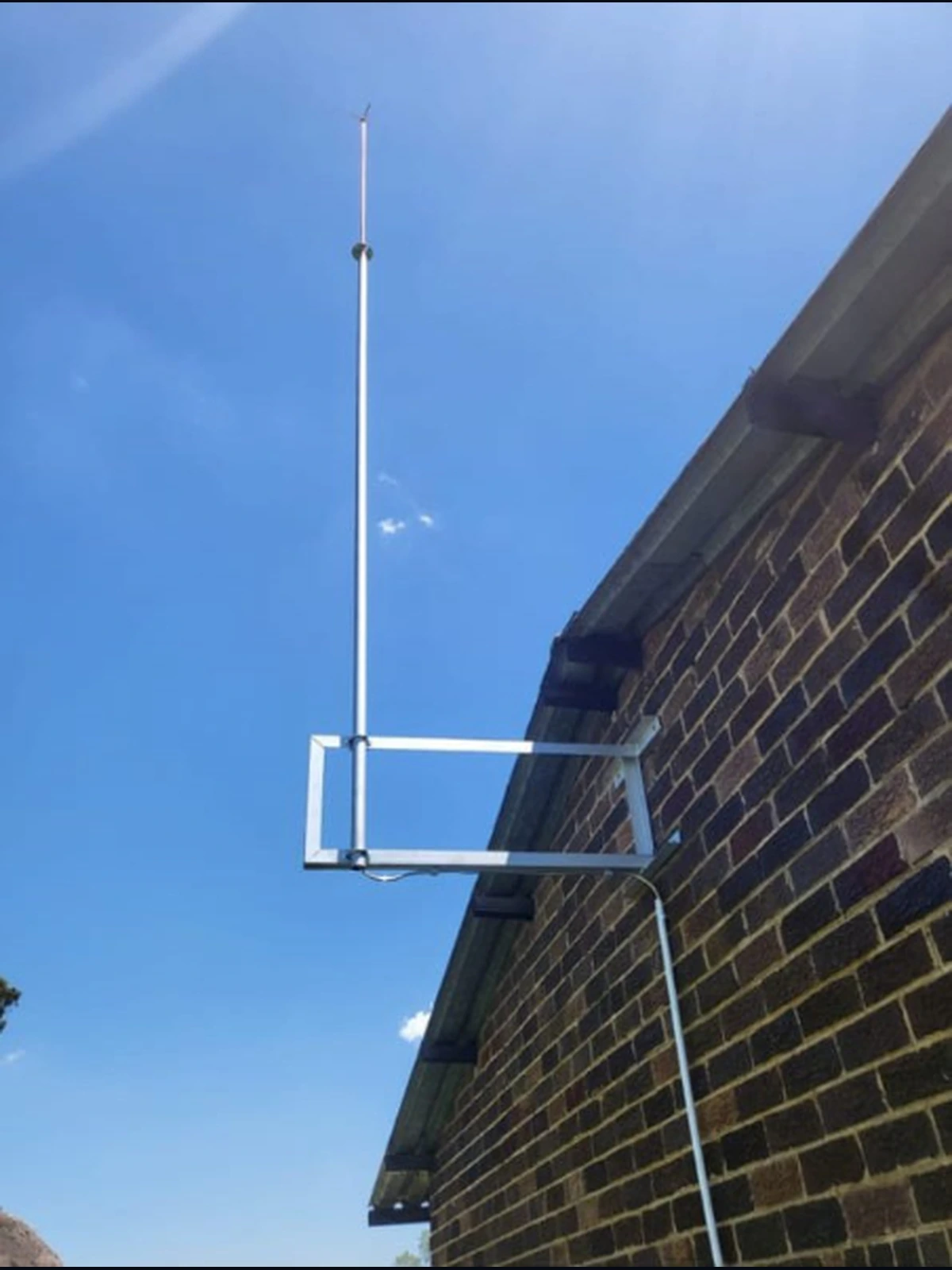 StormLightning lightning conductor installation on a building